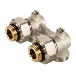 Узел нижнего подключения Royal Thermo угловой 1/2quot;х3/4quot;EK RTE 07.00002А