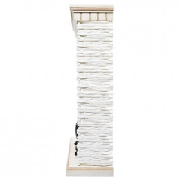 Портал Firelight Porto Classic камень белый, шпон беленый дуб