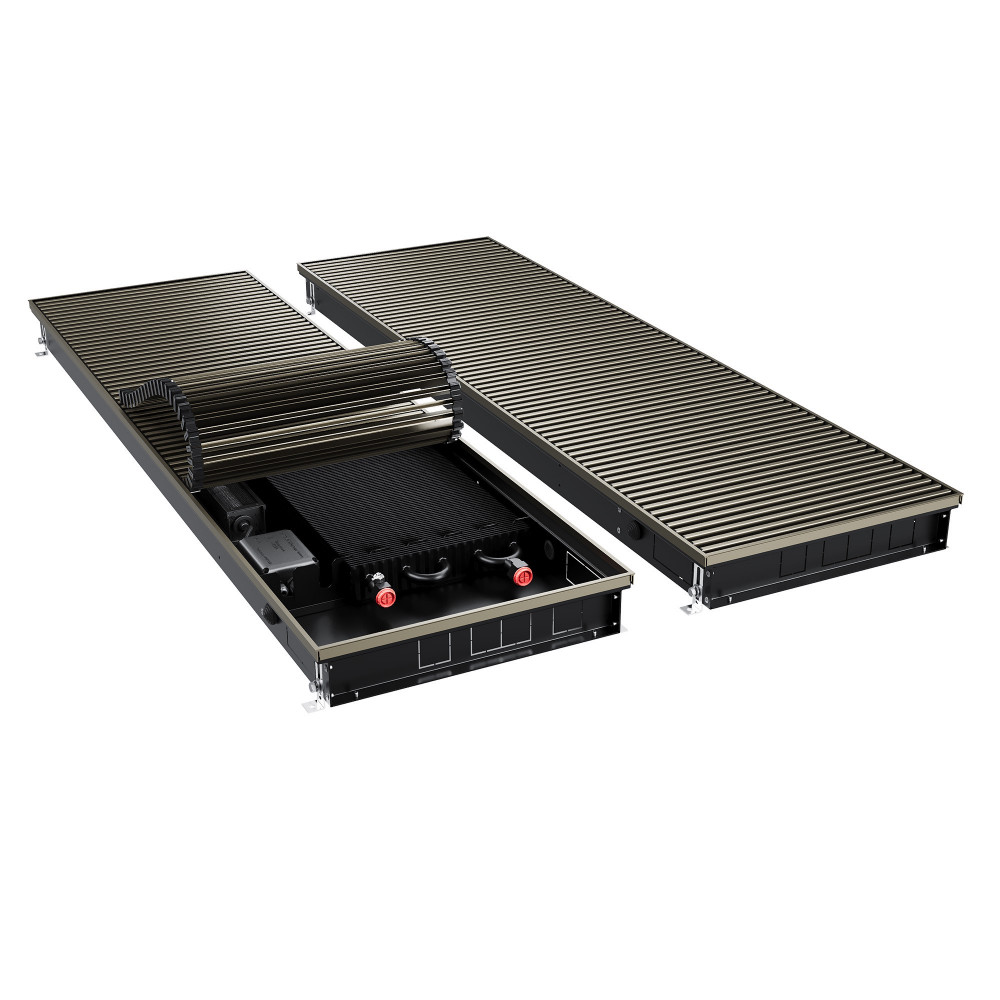 Конвектор внутрипольный Royal Thermo ATRIUM TURBO-80/400/2800-DG-U-DB