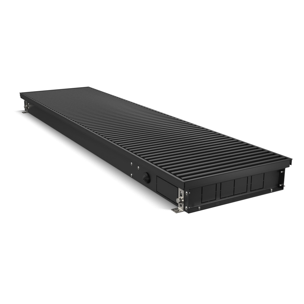 Конвектор внутрипольный Royal Thermo ATRIUM TURBO-80/300/2100-DG-U-BL