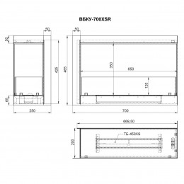 Биокамин Firelight BFP-P700RC right corner