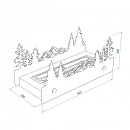 Биокамин Firelight BFP-T400MT Magic