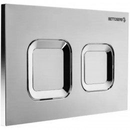Инсталляция для унитаза BETTOSERB sava free standing, клавиша смыва хром глянец квадр.