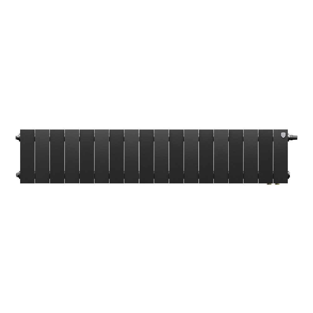 Радиатор биметаллический Royal Thermo PianoForte 200 Чёрный VR80- 18 секц.
