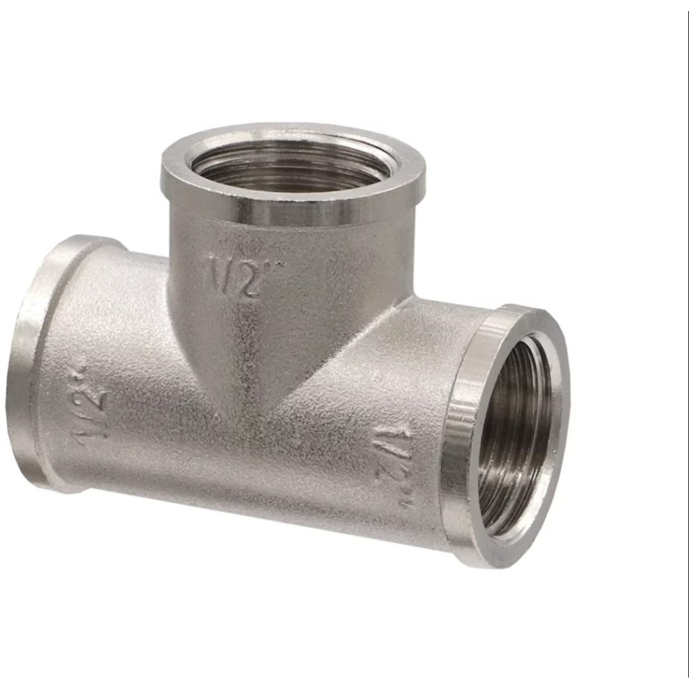 Тройник VIEIR ВВВ 1/2" никел. TFN333