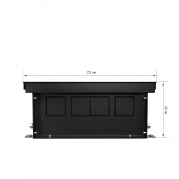 Конвектор внутрипольный Royal Thermo ATRIUM TURBO-110/250/2000-DG-U-BL