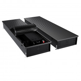 Конвектор внутрипольный Royal Thermo ATRIUM TURBO-150/400/2300-DG-U-BL