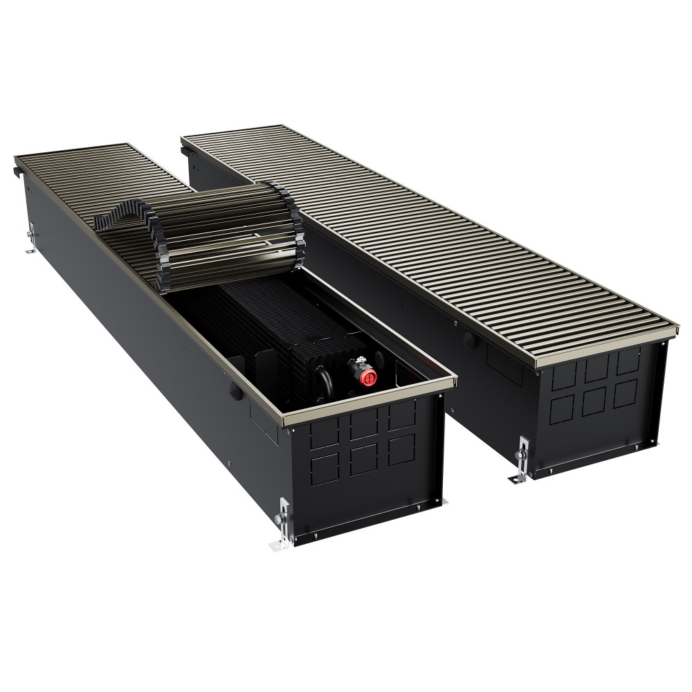 Конвектор внутрипольный Royal Thermo ATRIUM TURBO-190/250/2800-DG-U-DB