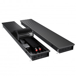 Конвектор внутрипольный Royal Thermo ATRIUM TURBO-80/250/1000-DG-U-BL