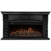 Портал Firelight Porto 40 камень черный шпон венге