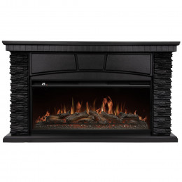 Портал Firelight Porto 40 камень черный шпон венге