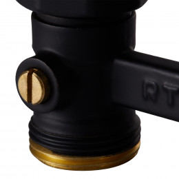 Узел нижнего подключения Royal Thermo прямой 1/2quot;х3/4quot; EK (черный)