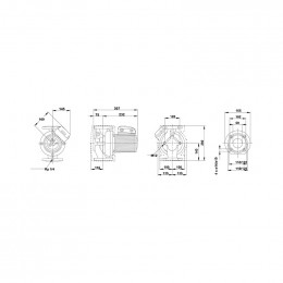 Насос циркуляционный Grundfos UPS 50-120 F (3x380)