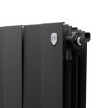 Радиатор биметаллический Royal Thermo PianoForte 200 Чёрный - 16 секц.