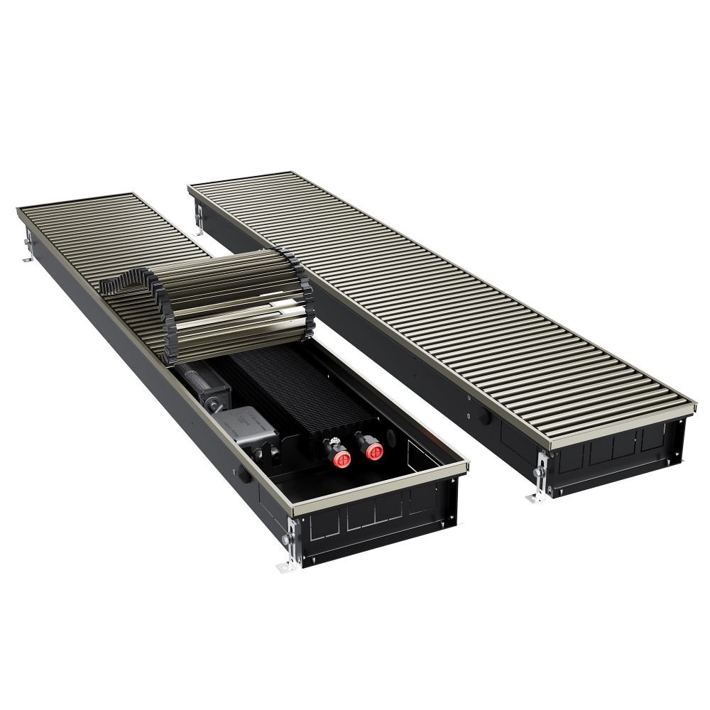 Конвектор внутрипольный Royal Thermo ATRIUM TURBO-90/250/1700-DG-U-LB