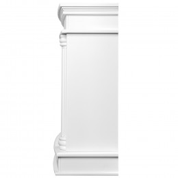 Каминокомплект: Очаг Royal Thermo Aurora RTFP/P-AR60LS, портал Olympia 60, белый