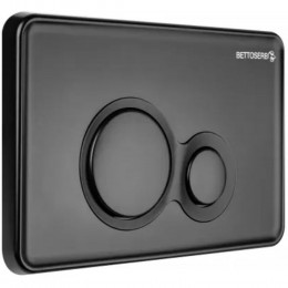 Инсталляция для унитаза BETTOSERB sava free standing, клавиша смыва twin черный матовый