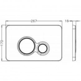 Инсталляция для унитаза BETTOSERB sava free standing, клавиша смыва twin черный матовый