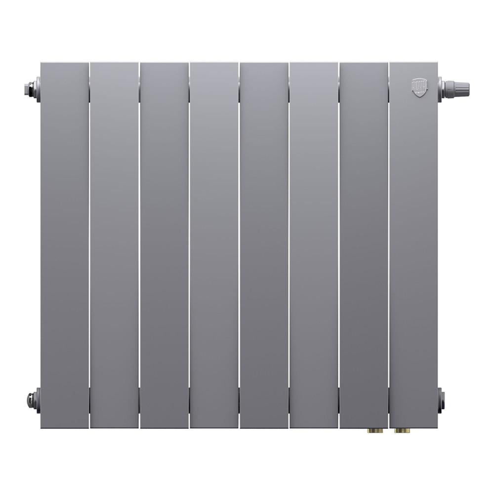 Радиатор биметаллический Royal Thermo PianoForte 500 Серебристый VR80 - 8 секц.