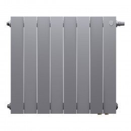 Радиатор биметаллический Royal Thermo PianoForte 500 Серебристый VR80 - 8 секц.