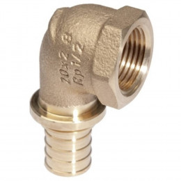 Угольник-переходник REHAU ВР 20-3/4" RX+ , бронза