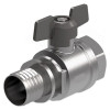 Кран шаровый Royal Thermo с аксиальным соединением ВР 20×3/4"
