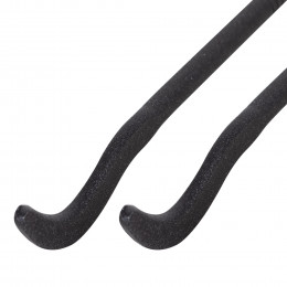 Комплект плоских кронштейнов с дюбелями 7,2х170мм, черные