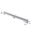 Конвектор напольный Royal Thermo STEP-80/130/3000-1-N-SS-LG-NA