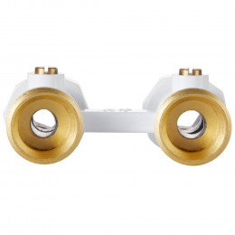 Узел нижнего подключения Royal Thermo прямой 1/2quot;х3/4quot; EK (белый)