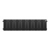Радиатор биметаллический Royal Thermo PianoForte 200 Чёрный- 14 секц.