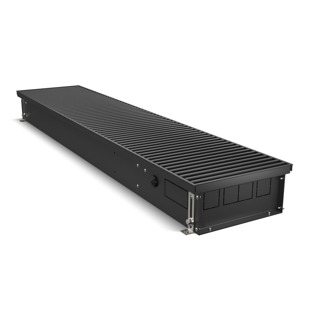 Конвектор внутрипольный Royal Thermo ATRIUM TURBO-110/250/1900-DG-U-BL