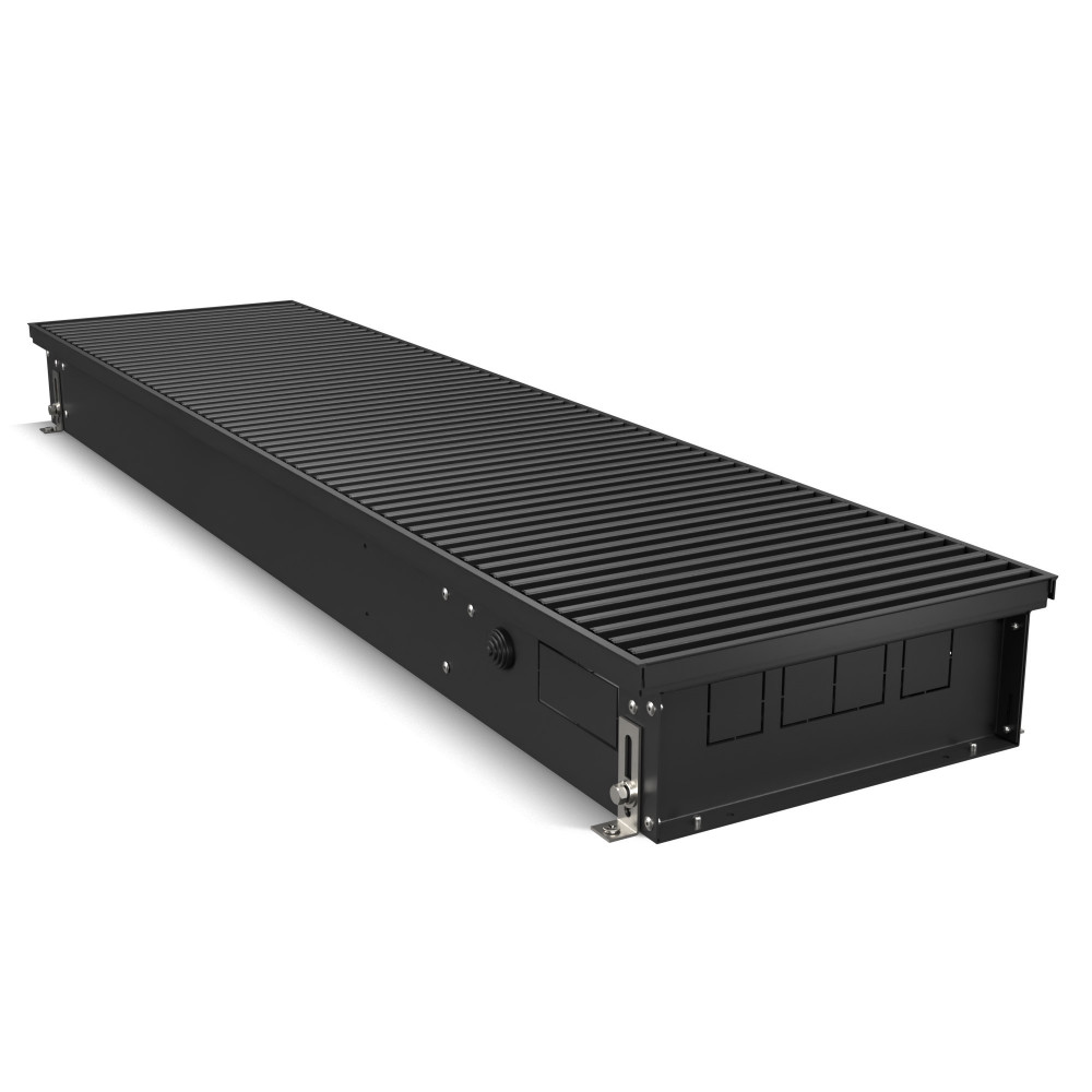 Конвектор внутрипольный Royal Thermo ATRIUM TURBO-110/300/1700-DG-U-BL