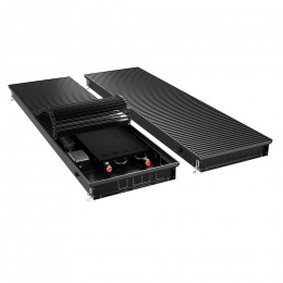 Конвектор внутрипольный Royal Thermo ATRIUM TURBO-80/400/1000-DG-U-BL