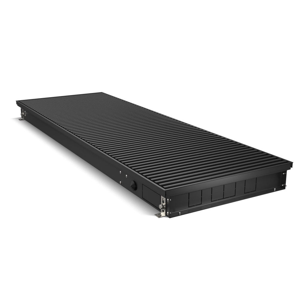 Конвектор внутрипольный Royal Thermo ATRIUM TURBO-80/400/2300-DG-U-BL