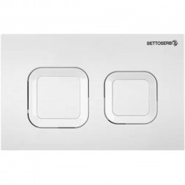 Инсталляция для унитаза BETTOSERB sava free standing, клавиша смыва белый глянец квадр.