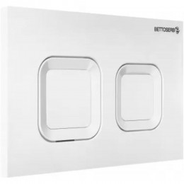 Инсталляция для унитаза BETTOSERB sava free standing, клавиша смыва белый глянец квадр.