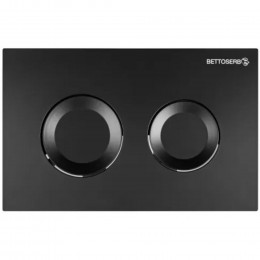 Инсталляция для унитаза BETTOSERB sava free standing, клавиша смыва cool черный матовый круг.