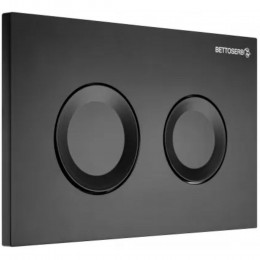 Инсталляция для унитаза BETTOSERB sava free standing, клавиша смыва cool черный матовый круг.