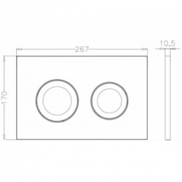 Инсталляция для унитаза BETTOSERB sava free standing, клавиша смыва cool черный матовый круг.