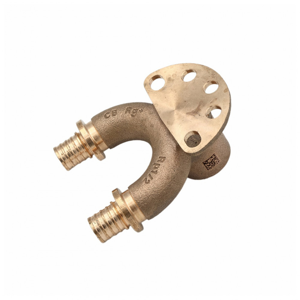 Угольник REHAU настенный ВР 16/16-1/2" RX+ короткий , бронза