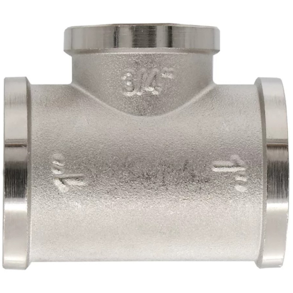 Тройник VIEIR ВВВ 1"х3/4"х1" никел. TFN545