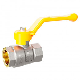 Кран шаровой латунный для газа LD Pride 47.50.В-В.Р GAS Ду 50 Ру 25 (рычаг с бир.)