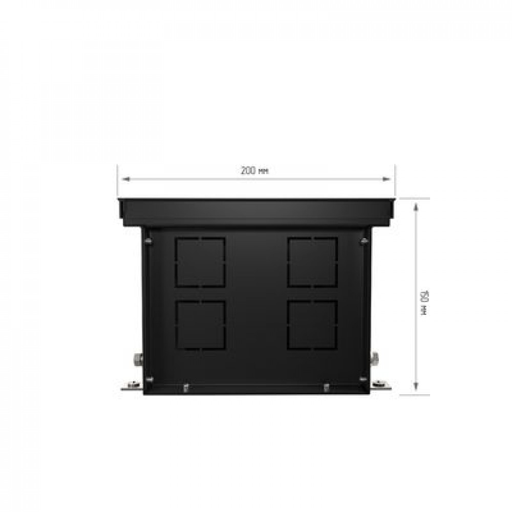 Конвектор внутрипольный Royal Thermo ATRIUM-150/200/1000-DG-U-BL
