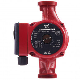 Насос циркуляционный GRUNDFOS UPS 25-60 EU, с гайками