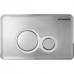 Инсталляция для унитаза BETTOSERB sava free standing, клавиша смыва хром глянец/хром матовый