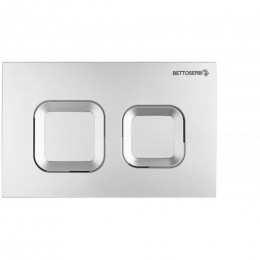 Инсталляция для унитаза BETTOSERB sava free standing, клавиша смыва хром матовый квадр.