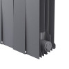 Радиатор биметаллический Royal Thermo PianoForte 200 Серебристый - 20 секц.