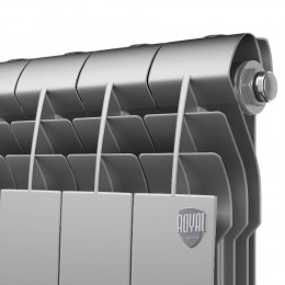 Радиатор алюминиевый Royal Thermo Biliner Alum 500 Silver Satin - 8 секц.