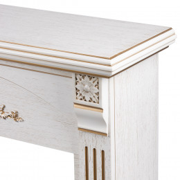 Портал Firelight Barocco 30 шпон белый дуб с золотой патиной