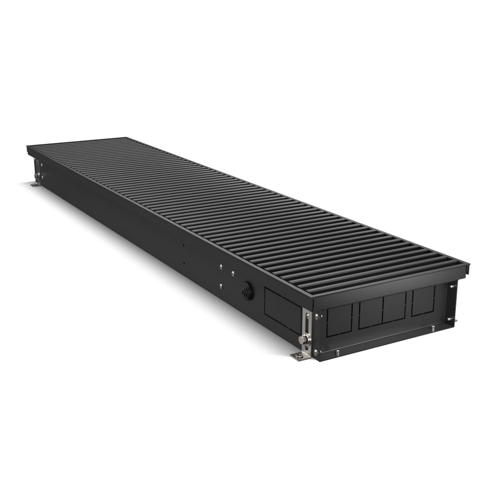 Конвектор внутрипольный Royal Thermo ATRIUM TURBO-90/250/1800-DG-U-BL
